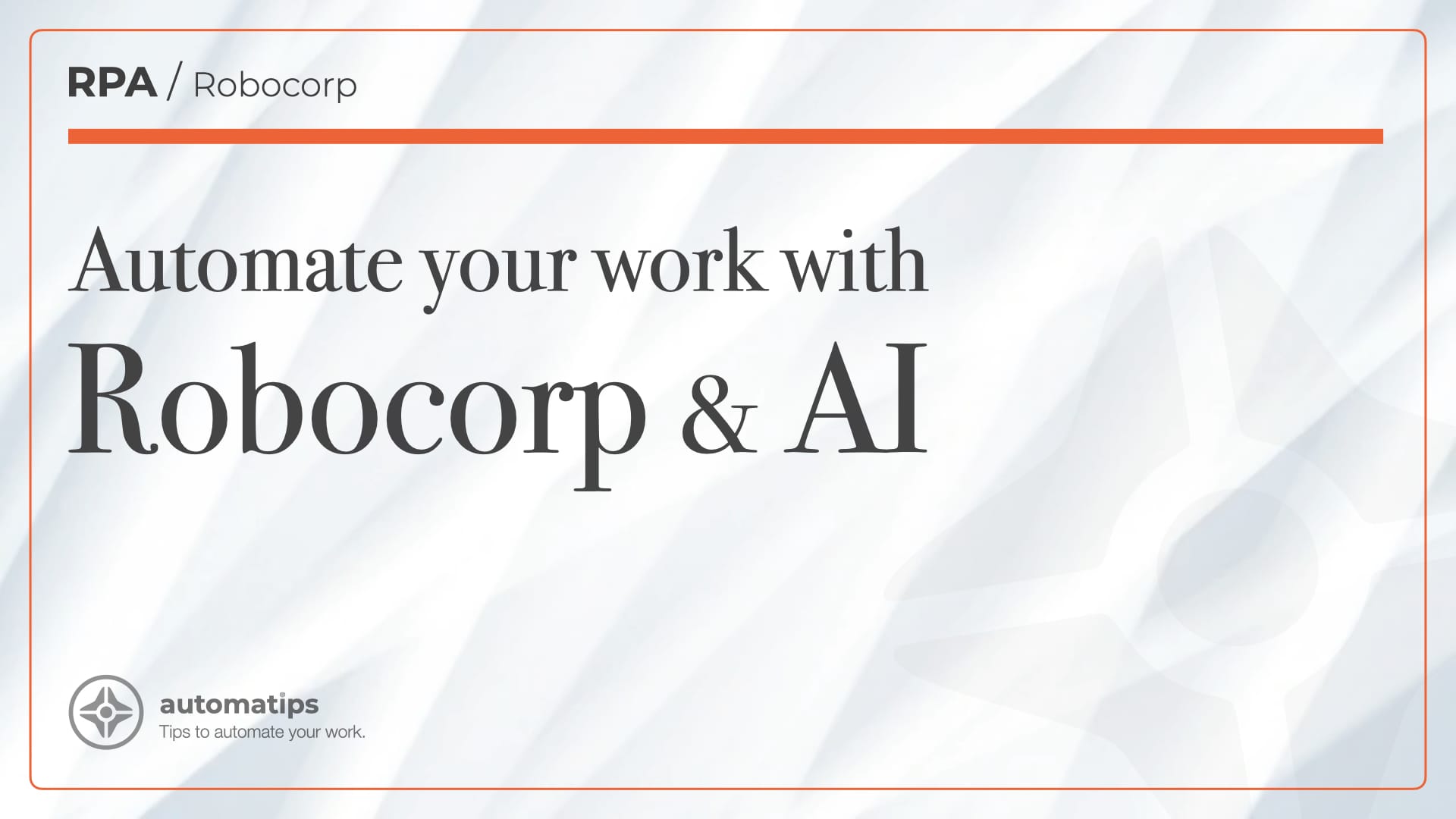 Robocorp course cover